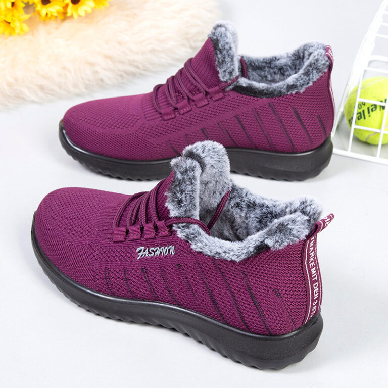 Middle-aged and elderly polyurethane mother cotton shoes - Image 2