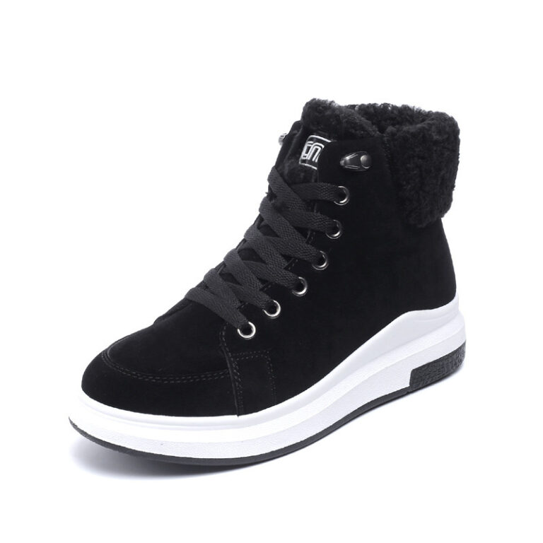 Women's High Top Martin Boots Plus Cotton Women's Shoes - Image 5