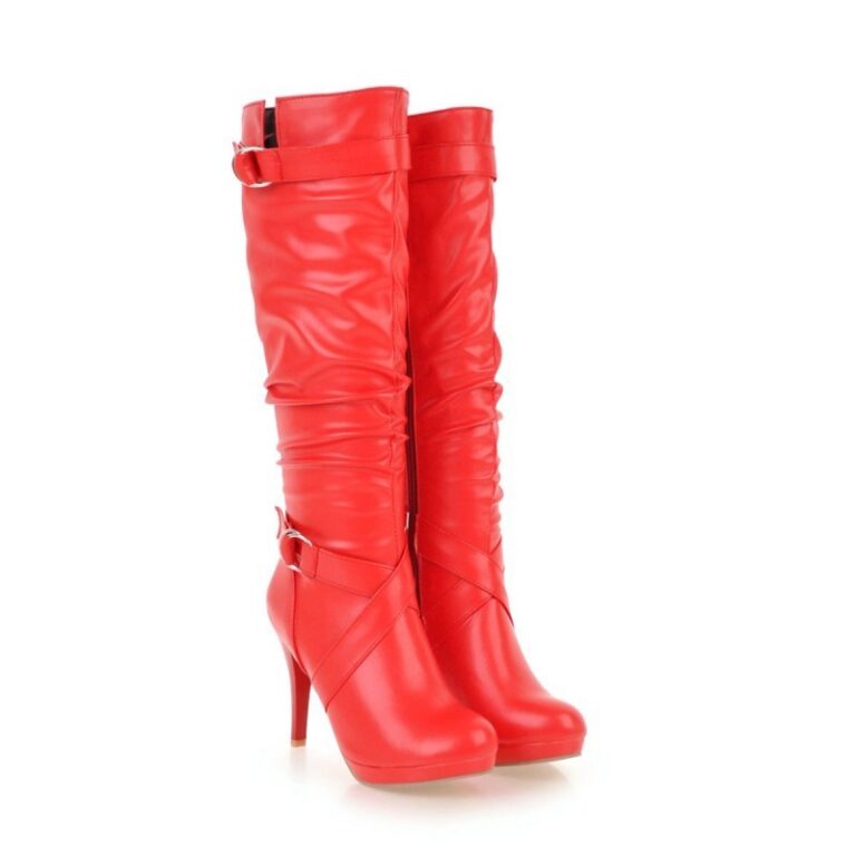 Fashionable And Simple High-Heeled Platform Stiletto Boots - Image 2