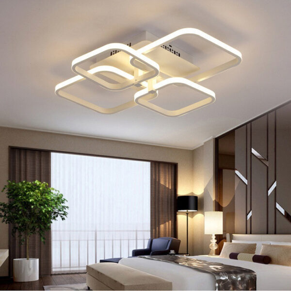 Living Room Lamp Simple Modern Creative Square Dining Room Bedroom Lamp - Image 2