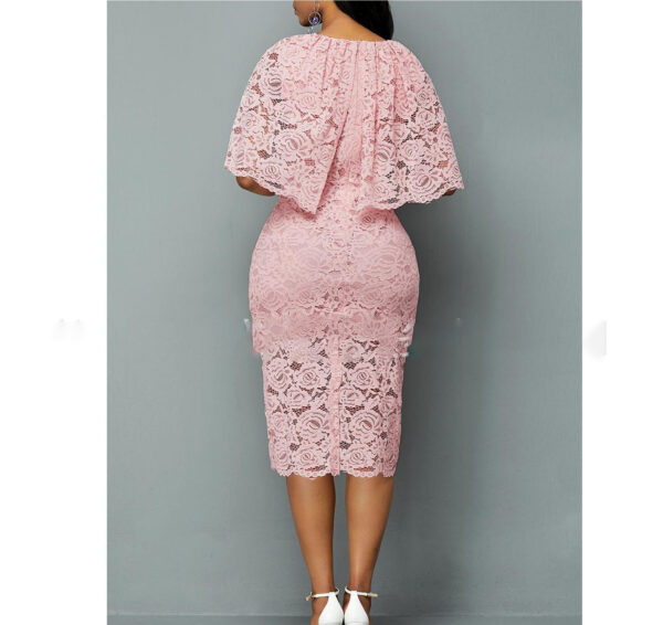 MD African Lace Dresses For Women Fashion New Africa Sexy Wedding Outfit 4XL 5XL Plus Size Maxi Dress Dashiki Ankara Robe - Image 3