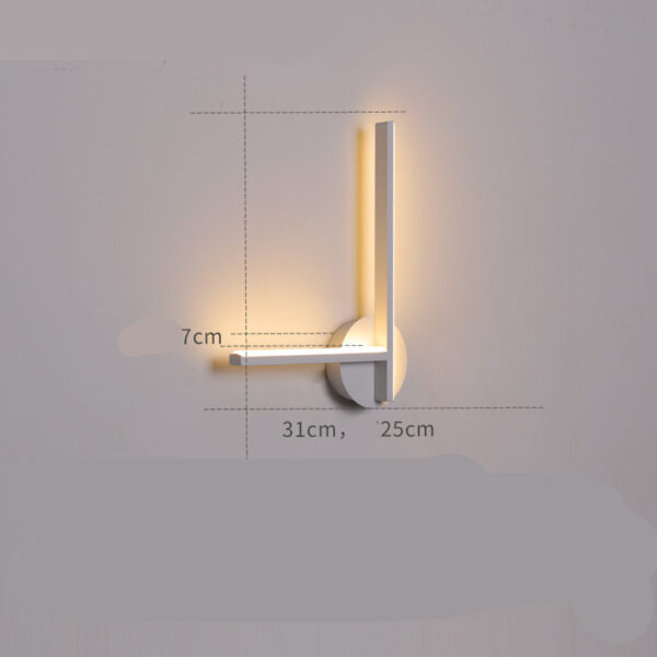 Bedside wall lamp Scandinavian modern simple creative light luxury living room bedroom stairs balcony aisle  reading wall lamp - Image 7