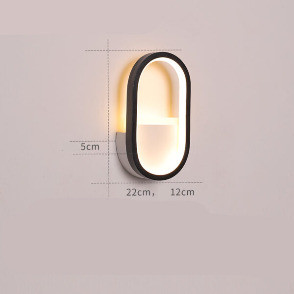 Bedside wall lamp Scandinavian modern simple creative light luxury living room bedroom stairs balcony aisle  reading wall lamp - Image 5