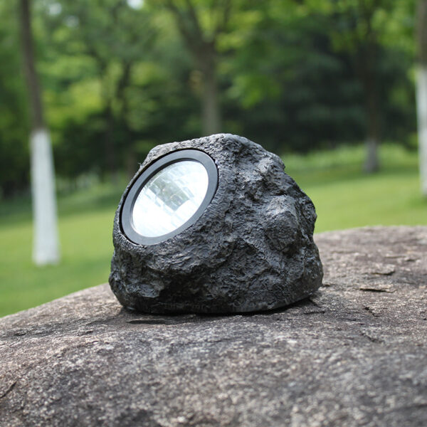 Solar lamp courtyard lamp outdoor simulation stone lamp - Image 3