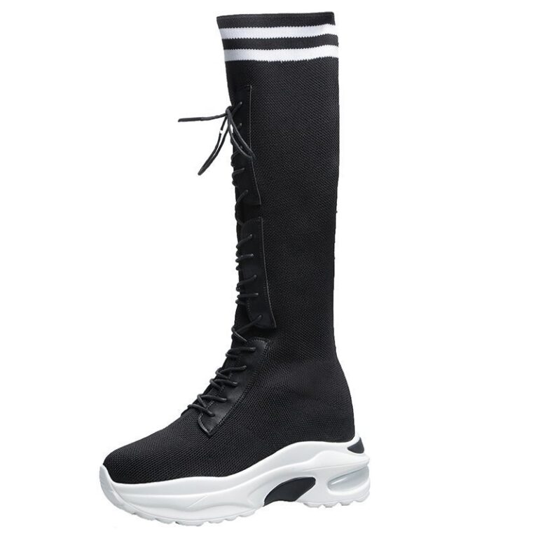 Breathable High-top Lace-up Women's Boots - Image 4