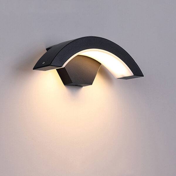 Led Wall Light Curved Moon Induction Wall Light - Image 2