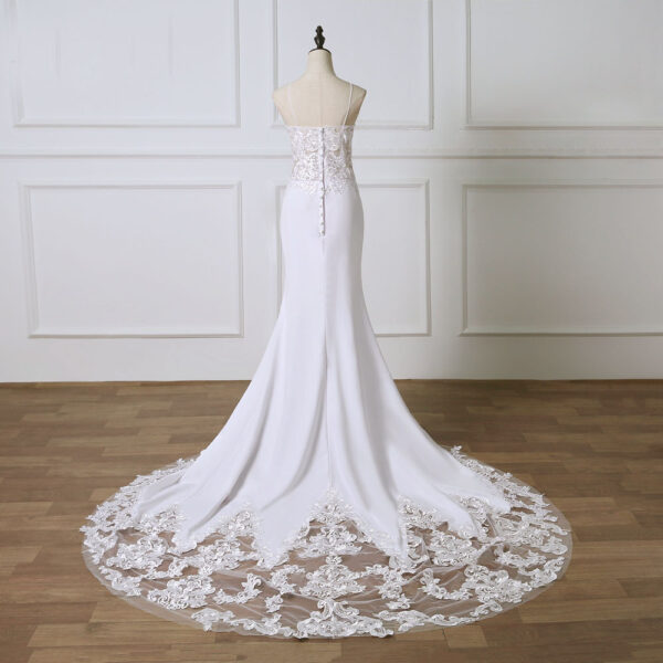 Spaghetti Straps Lace Bridal Gown - Image 3