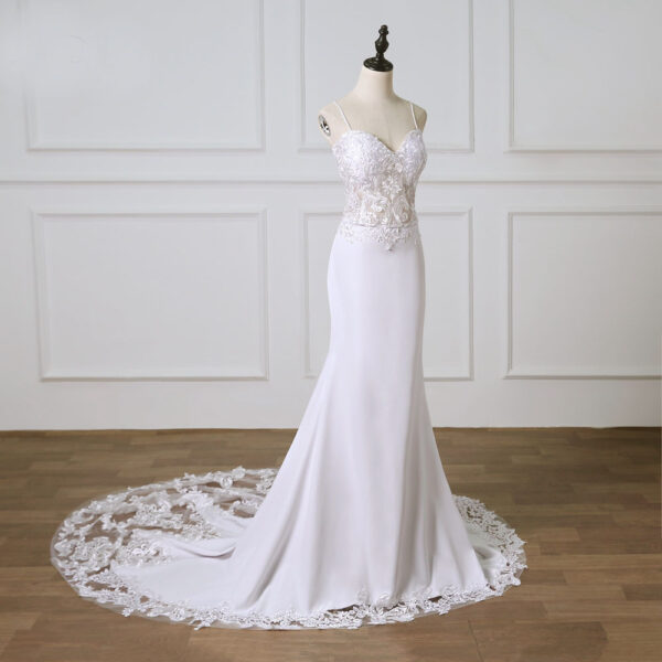 Spaghetti Straps Lace Bridal Gown - Image 2