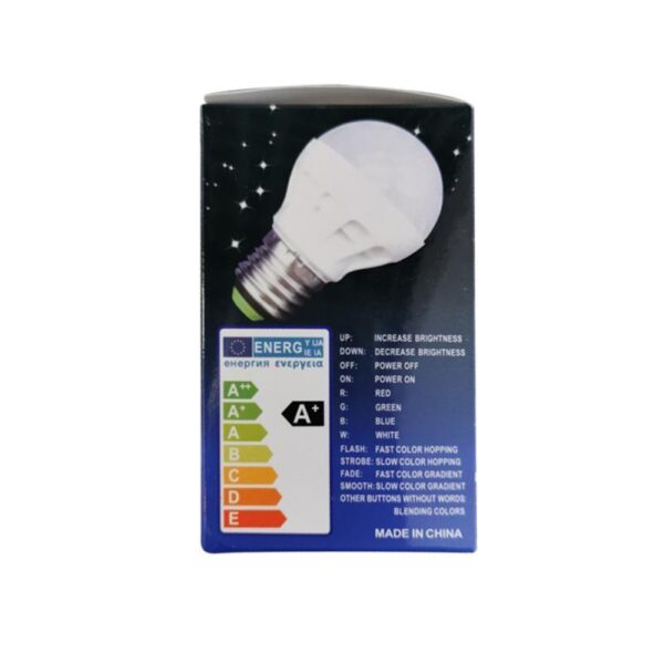 Colorful led bulb light rgb 3w bulb full color bulb - Image 4