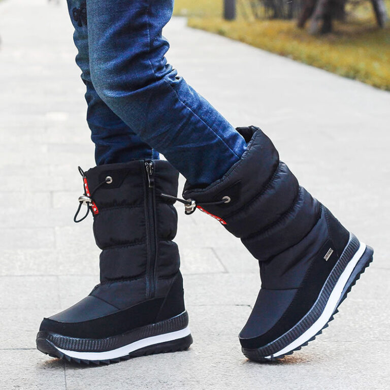 New winter antiskid warm and thickened snow boots - Image 3