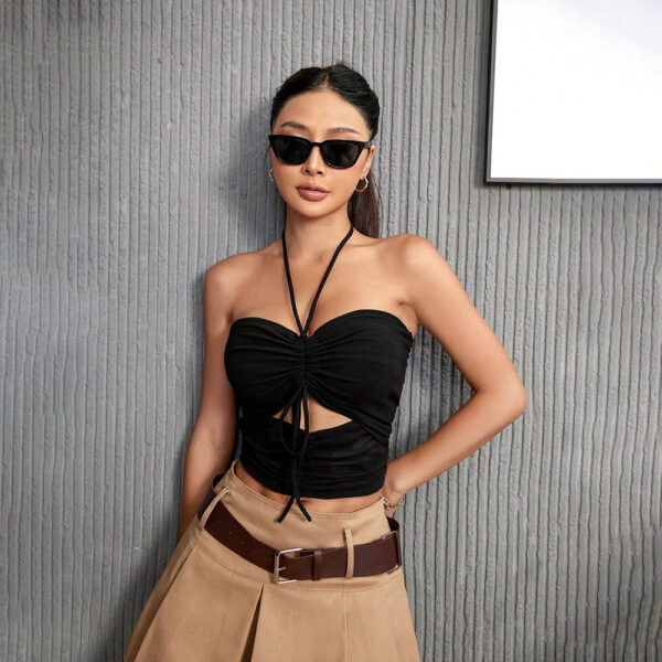 Women's Fashion Slim-fitting Suspenders Vest Top - Image 3