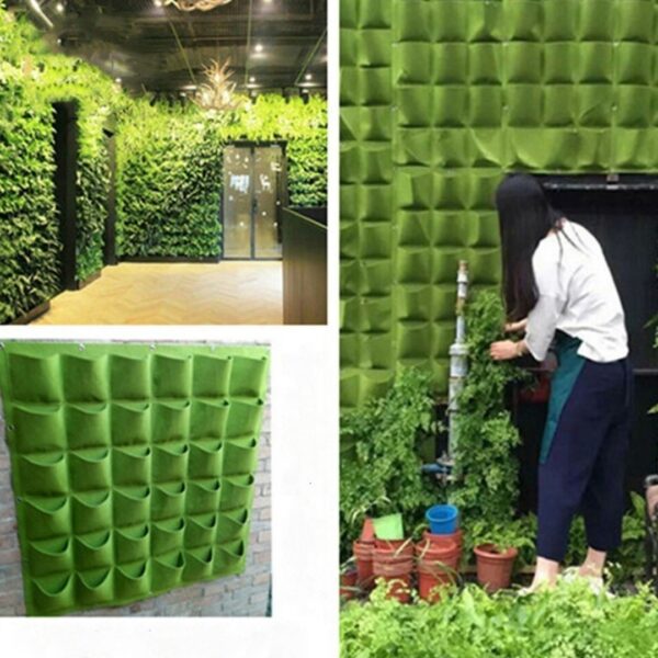 Felt Three-dimensional Planting Sack Non-woven Vertical Wall-mounted