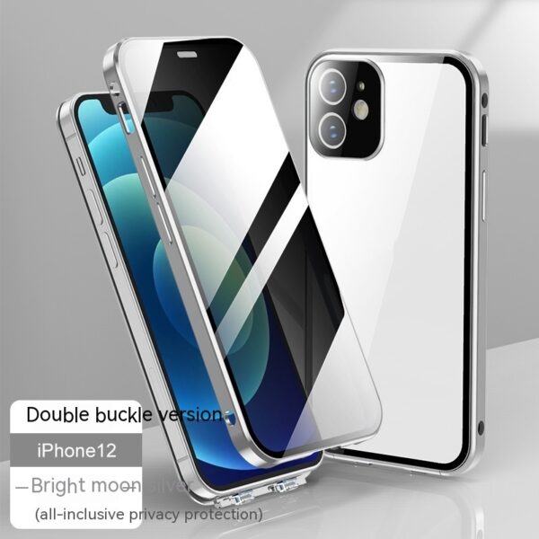 New Applicable Phone Case Double-sided Buckle Glass Privacy - Image 8