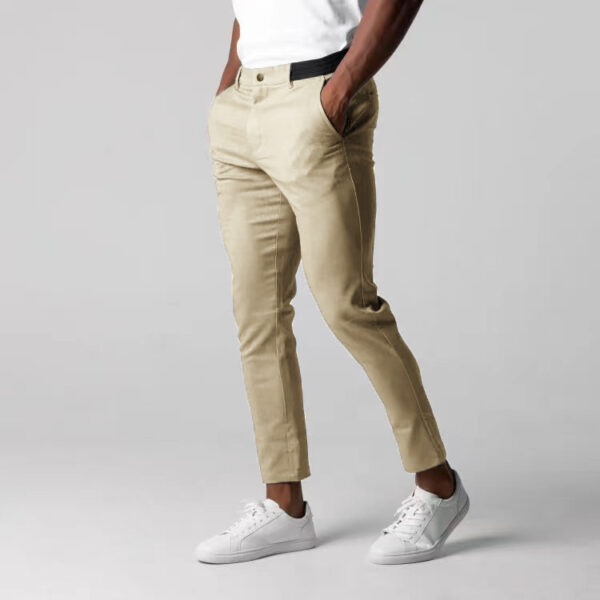 Men's Clothing Style Youth Business All-match Cotton Trousers - Image 3