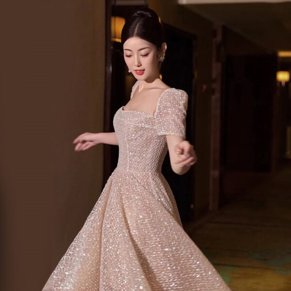 Banquet Bridal Temperamental Fairy Slim-fit Slimming Dress - Image 9