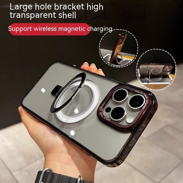 Transparent Magnetic Mobile Phone Protective Case - Image 3