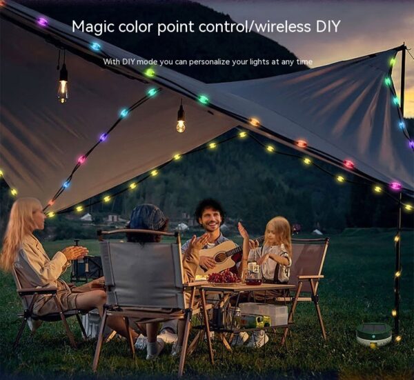 Solar Camping Multifunctional Waterproof Tent Decoration Atmosphere Lighting Chain - Image 8