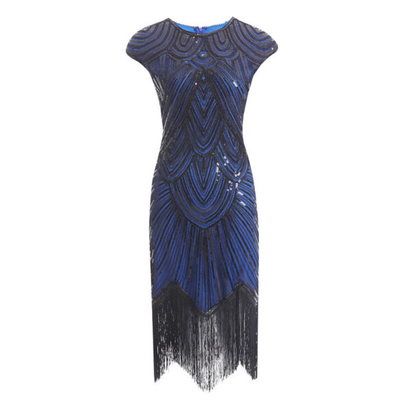 Fringed braid sequin dress - Image 2