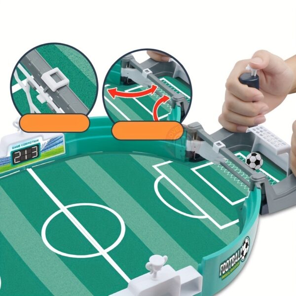 Football Table Interactive Game, Mini Tabletop Football Game Set For Kids, Hand-Eye Coordination Parent-Child Interactive Family Sports Board Game - Image 2