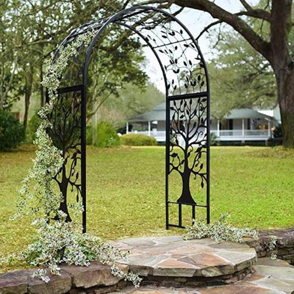 Outdoor Garden Arch Plant Climbing Rack Trellis for Party Wedding Ceremony Decoration - Image 9