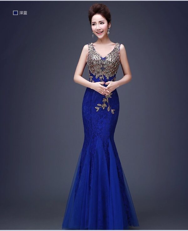 Fish Tail Banquet Evening Dress - Image 5