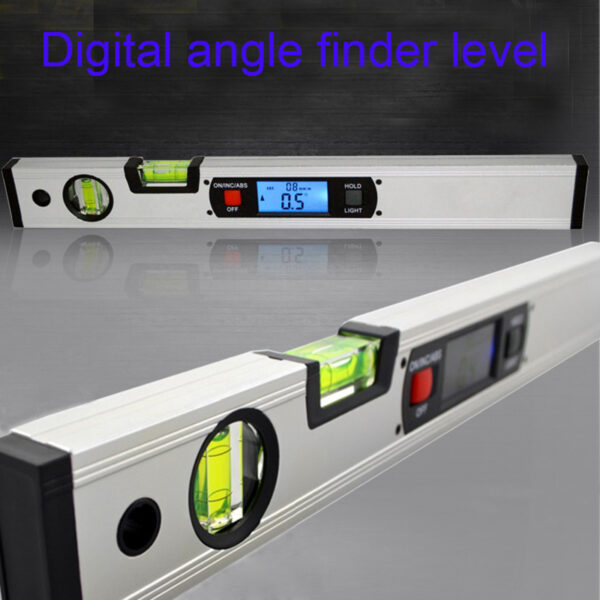 Magnetic angle meter, angle ruler, digital display level ruler, electronic level ruler, digital slope meter, 400MM angle ruler water. - Image 5