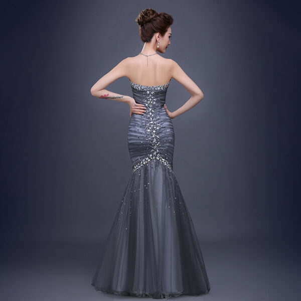 Ladies fishtail long evening dress - Image 2