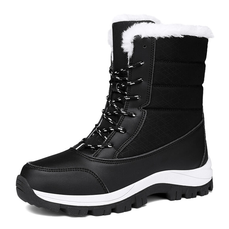 Velvet Warm Cotton Snow Boots High Cotton-padded Shoes - Image 10