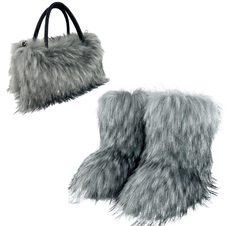 All-match High-texture Raccoon Fur Handbag - Image 4