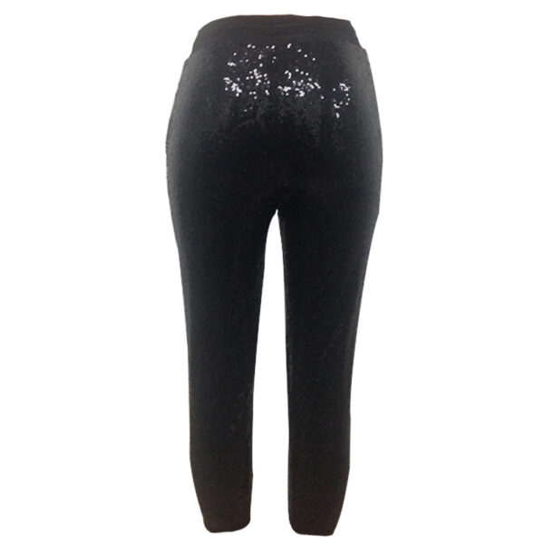 Women's European And American Casual Pearl Glitter Pencil Pants - Image 5