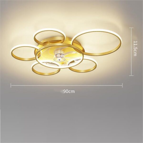 Ceiling Suction Living Room Bedroom Fan Light - Image 7