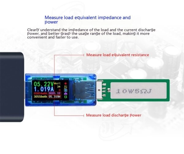 AT34 Digital Voltmeter USB Charger Detection Instrument - Image 4