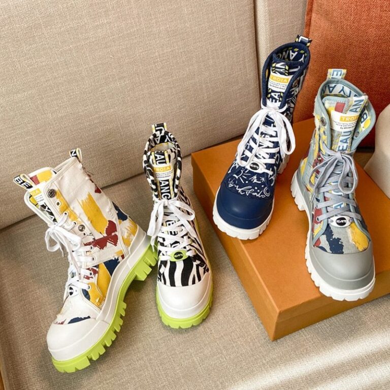 Canvas graffiti boots - Image 5