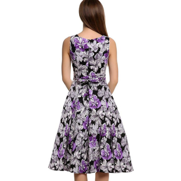 Vintage print dress - Image 6