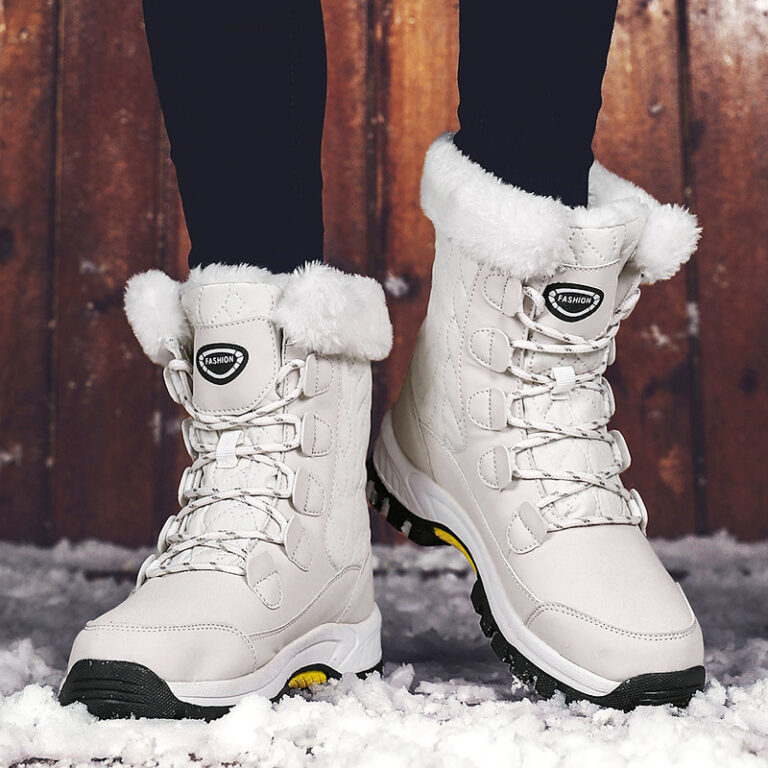 Women's snow boots warm and velvet women's shoes