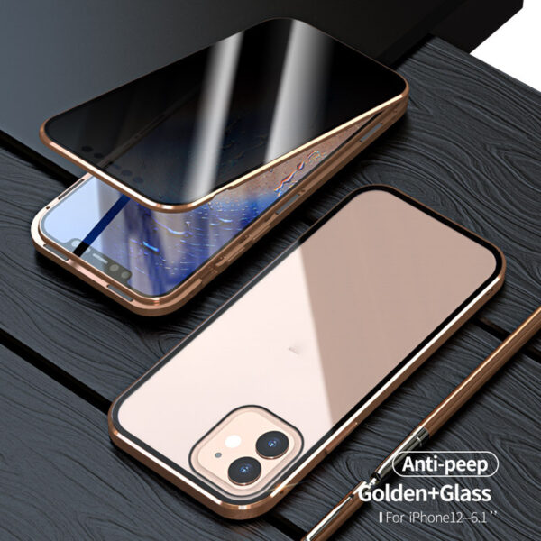 Magnetic Privacy Glass Case Anti-Spy 360 Protective - Image 6