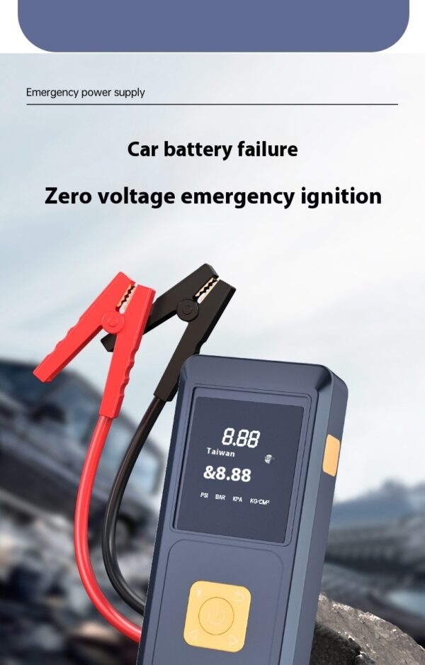 Vehicle Air Intelligent Digital Display Car Start Emergency Supply All-in-one Multi-function Power Bank Power Supply - Image 2