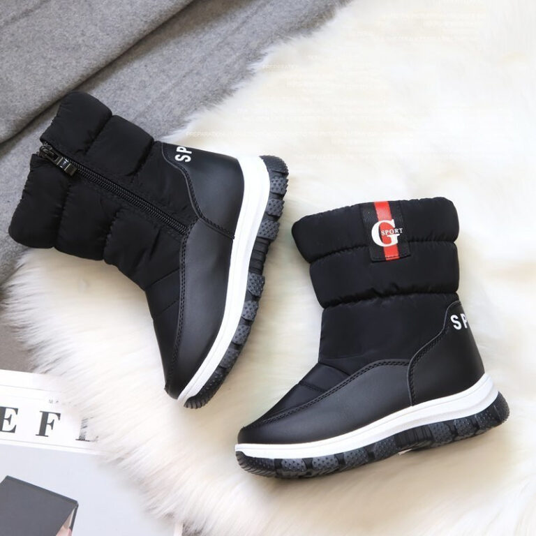 Boys Warm Cotton Shoes Umbrella Snow Boots - Image 3