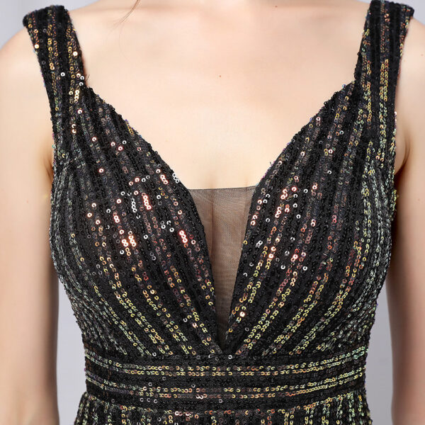 New Sequined Fishtail Long Dress - Image 4