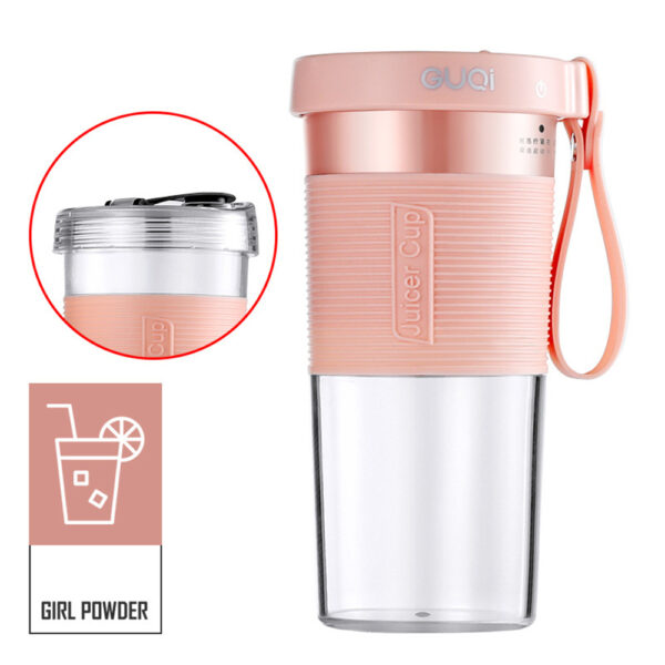 Mini USB Rechargeable Portable Blender Electric Fruit Juicer Kitchen Smoothie Maker Lightweight Sports Bottle Multifunction Blender - Image 8