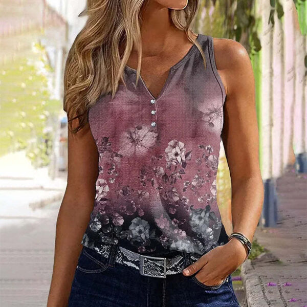 Color Vest Fake Style Casual Sleeveless Sling Top