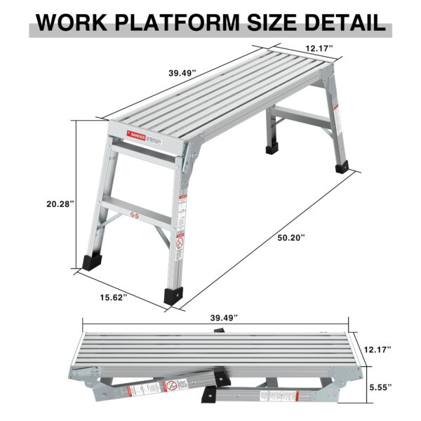 Metal Bench Folding Ladder - Image 10