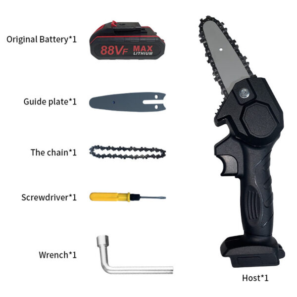 Household Lithium Battery Electric Saw Zola, Rechargeable Saw For Sawing Small Trees - Image 3