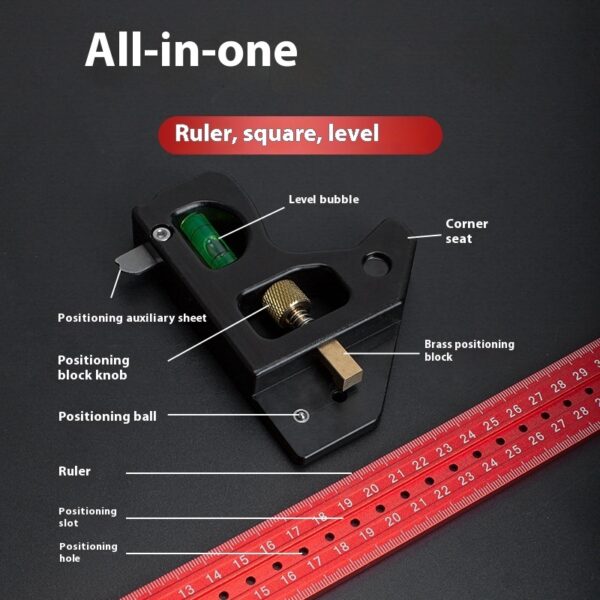 Activity Angle Square Woodworking Heavy-duty Combination Mobile L-square - Image 5