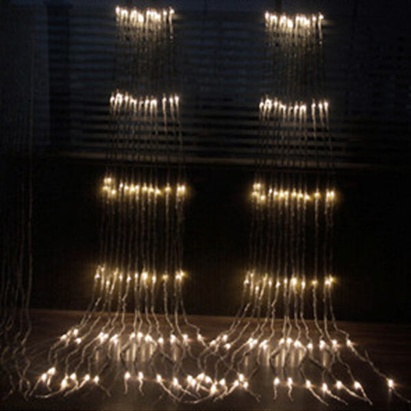 Outdoor Background Layout Of Net Lights And Water String Lights - Image 2