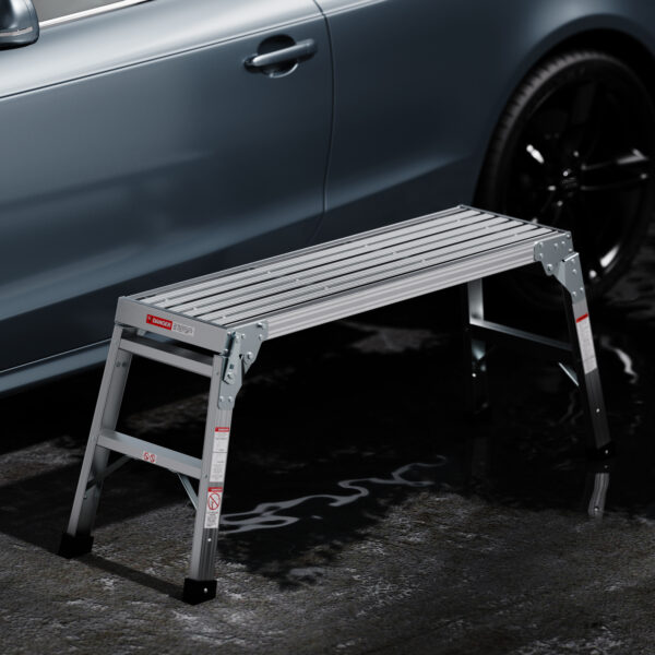 Metal Bench Folding Ladder - Image 2