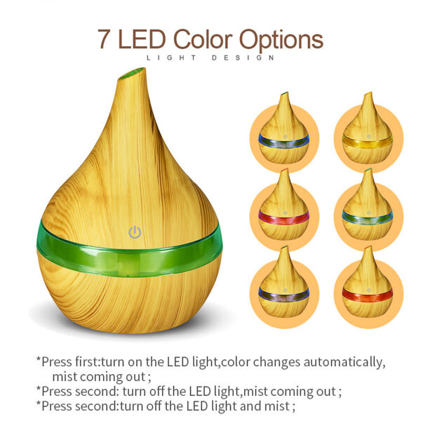 LED Essential Oil Diffuser - Image 6