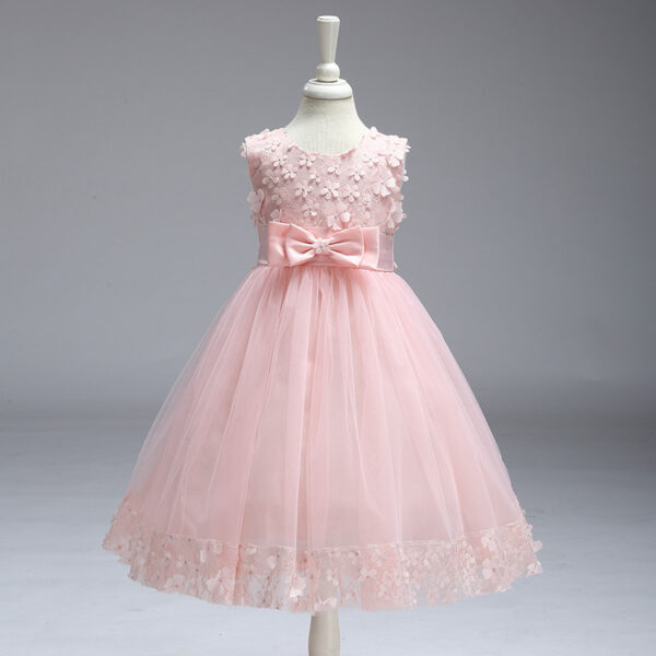 Summer Skirt Kids Girls Princess Tutu Flower Children Wedding Dress Wholesale Show Skirt - Image 2