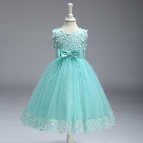 Summer Skirt Kids Girls Princess Tutu Flower Children Wedding Dress Wholesale Show Skirt - Image 8