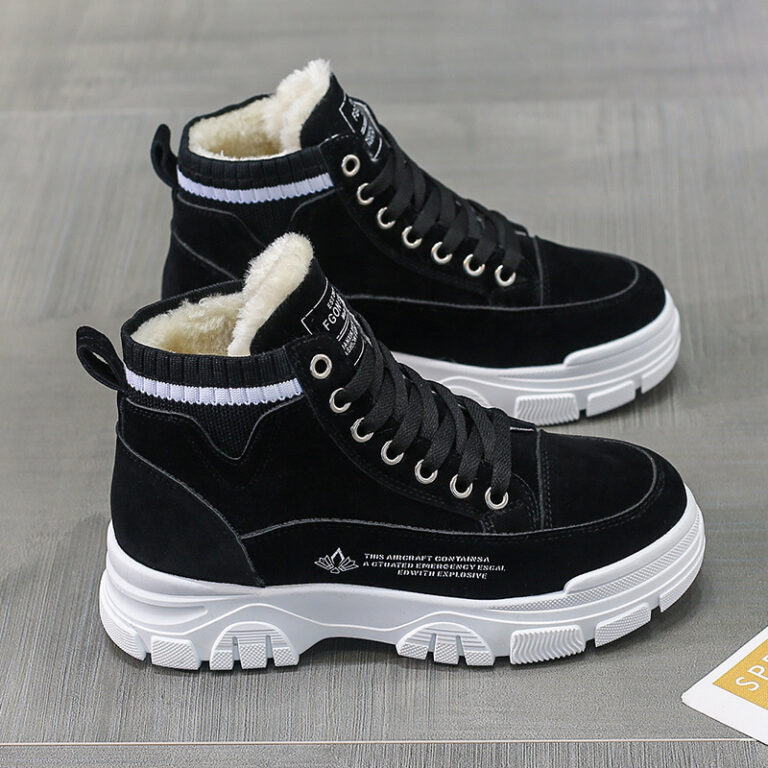 Ladies Casual Shoes Lace-up Fashion Sneakers Platform Snow Boots Winter Women Boots Warm Plush Women's Shoes - Image 7